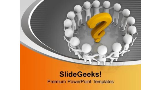 A Team Can Solve The Issue PowerPoint Templates Ppt Backgrounds For Slides 0713