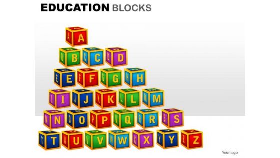 A To Z Education Clipart Graphics Images For PowerPoint