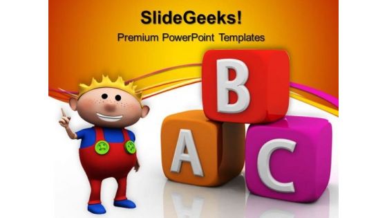 Abc Blocks02 Education PowerPoint Templates And PowerPoint Themes 0512