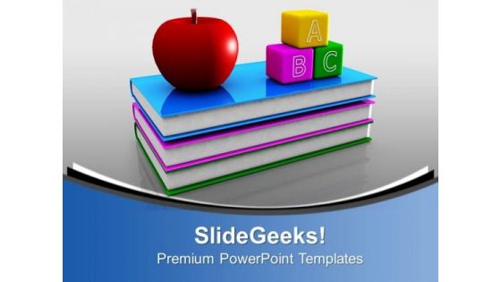 Abc Blocks And Red Apple Children Education PowerPoint Templates Ppt Backgrounds For Slides 0113 Abc Blocks And Red Apple Children Education PowerPoint Templates Ppt Backgrounds For Slides 0113
