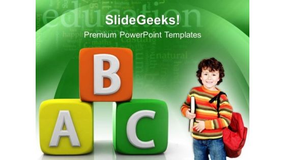 Abc Blocks Education PowerPoint Templates And PowerPoint Themes 0512