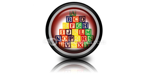 Abc Blocks PowerPoint Icon Cc Abc Blocks PowerPoint Icon Cc