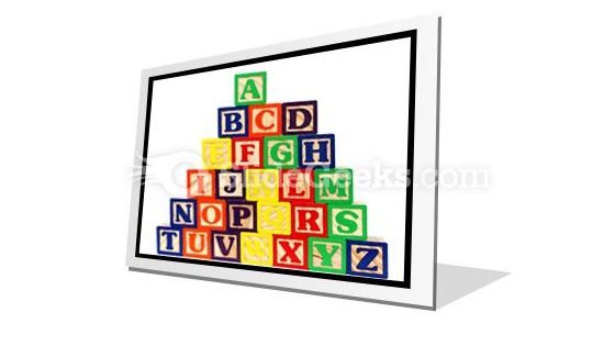 Abc Blocks PowerPoint Icon F Abc Blocks PowerPoint Icon F