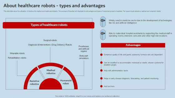 About Healthcare Robots Types And Advantages Industrial Robots Formats Pdf