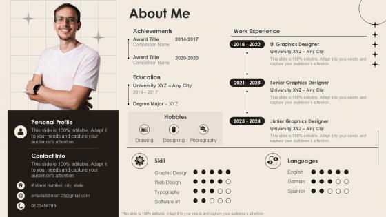 About Me Personal Profile I30 Ppt Powerpoint Presentation Diagram Graph Charts About Me Personal Profile I30 Ppt Powerpoint Presentation Diagram Graph Charts