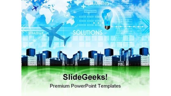 Abstract Business Strategy Background PowerPoint Templates And PowerPoint Backgrounds 0511