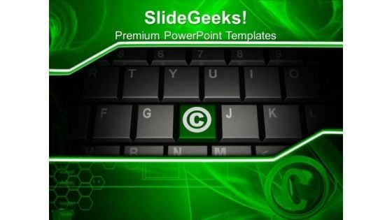 Abstract Clear On Keyboard PowerPoint Templates And PowerPoint Themes 0912