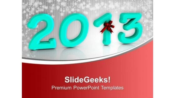 Abstract Design New Year Theme PowerPoint Templates Ppt Backgrounds For Slides 0513