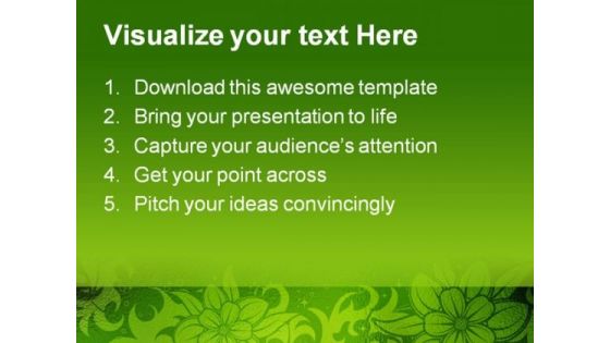 Abstract Green Background Design PowerPoint Templates And PowerPoint Backgrounds 0511