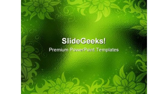 Abstract Green Background Design PowerPoint Templates And PowerPoint Backgrounds 0511