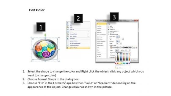 Abstract Icons For PowerPoint Ppt Templates Slides