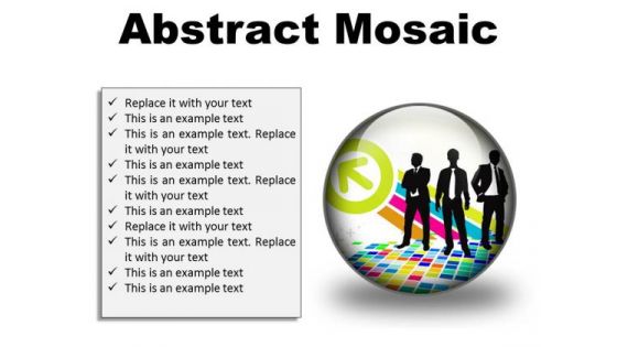 Abstract Mosaic Business PowerPoint Presentation Slides C