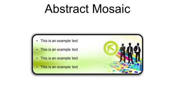 Abstract Mosaic Business PowerPoint Presentation Slides R