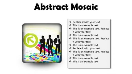 Abstract Mosaic Business PowerPoint Presentation Slides S