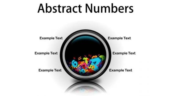 Abstract Numbers Education PowerPoint Presentation Slides Cc