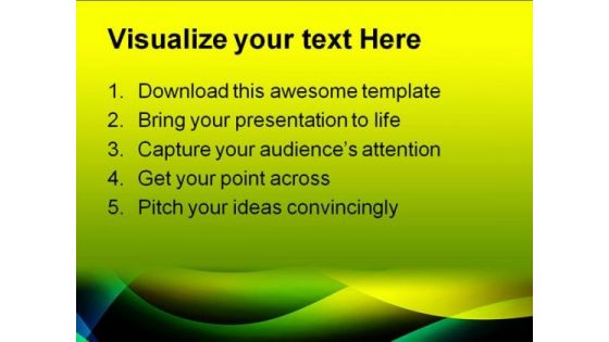 Abstract Waves Background PowerPoint Themes And PowerPoint Slides 0411
