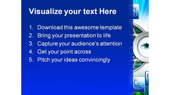 Access All Areas Internet PowerPoint Themes And PowerPoint Slides 0511