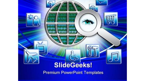 Access All Areas Internet PowerPoint Themes And PowerPoint Slides 0511