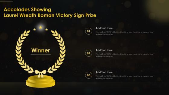 Accolades Showing Laurel Wreath Roman Victory Sign Prize Accolades Showing Laurel Wreath Roman Victory Sign Prize