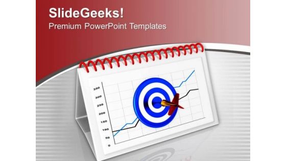 Achieve Business Monthly Target PowerPoint Templates Ppt Backgrounds For Slides 0613