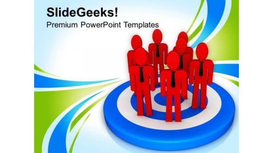 Achieve Goal With Team PowerPoint Templates Ppt Backgrounds For Slides 0713