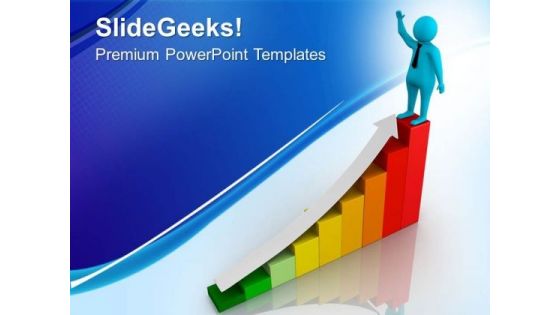 Achieve The Top Position In Business Result PowerPoint Templates Ppt Backgrounds For Slides 0713