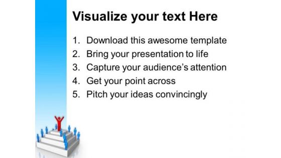Achieve Top Position In Business PowerPoint Templates Ppt Backgrounds For Slides 0613
