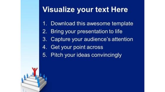 Achieve Top Position In Business PowerPoint Templates Ppt Backgrounds For Slides 0613