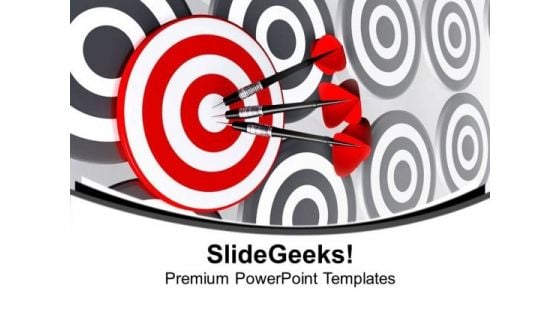 Achieve Your Target In Business PowerPoint Templates Ppt Backgrounds For Slides 0413