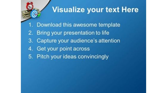 Achieve Your Target On Time PowerPoint Templates Ppt Backgrounds For Slides 0513