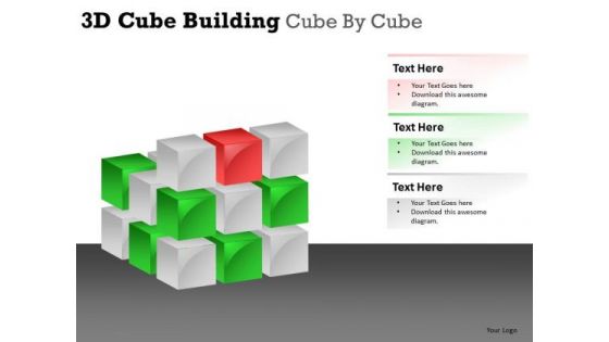 Action 3d Cube Building PowerPoint Slides And Ppt Diagram Templates