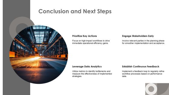 Action Matrix Workflow Optimization Best Practices PPT Sample AT Slide23