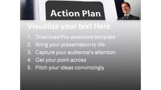 Action Plan Business PowerPoint Templates And PowerPoint Backgrounds 0911