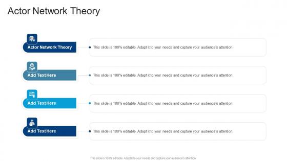 Actor Network Theory In Powerpoint And Google Slides Cpb