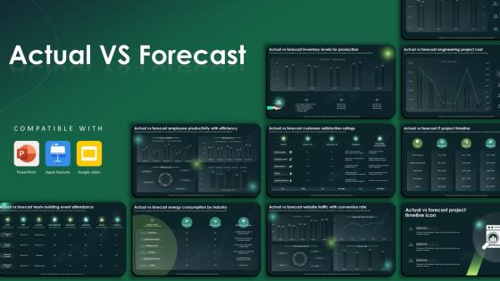 Actual Vs Forecast Powerpoint Ppt Template Bundles