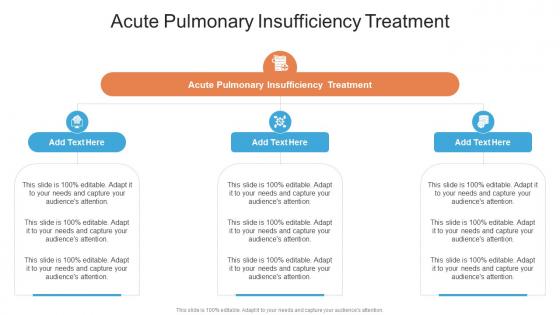Acute Pulmonary Insufficiency Treatment In Powerpoint And Google Slides Cpb