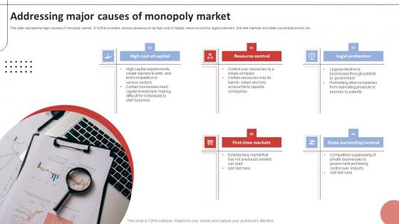 Addressing Major Causes Of Monopoly Market Infographics Pdf