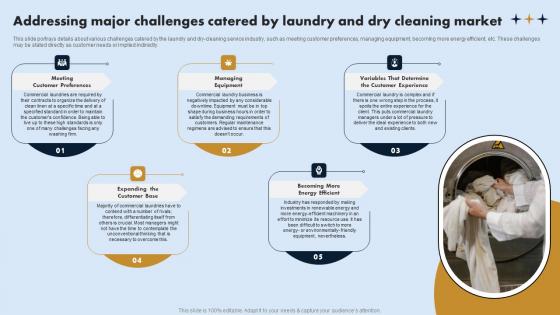 Addressing Major Challenges Catered On Demand Laundry Business Plan Topics Pdf