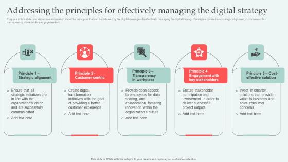 Addressing Principles Effectively Digital Approaches To Increase Business Growth Background Pdf