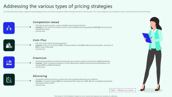 Addressing The Various Types Of Pricing Strategies Sales And Profitability Infographics Pdf