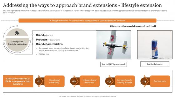 Addressing The Ways To Approach Brand Extensions Lifestyle Ultimate Guide Implementing Ideas Pdf