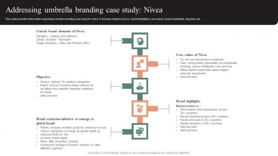 Addressing Umbrella Branding Case Study Nivea Effective Brand Maintenance Icons Pdf