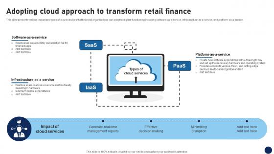 Adopting Cloud Approach To Transform Retail Finance DT SS V Adopting Cloud Approach To Transform Retail Finance DT SS V