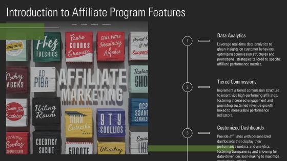 Advanced Features For Affiliate Program Platforms PPT Guidelines AT Slide03