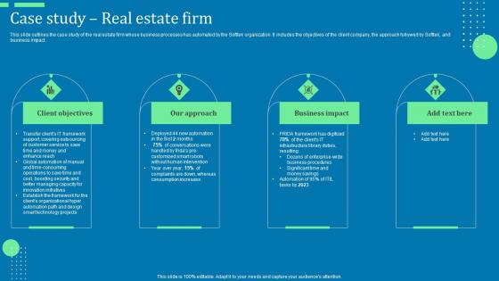 Advanced Tools For Hyperautomation Case Study Real Estate Firm Ppt Summary Example Pdf