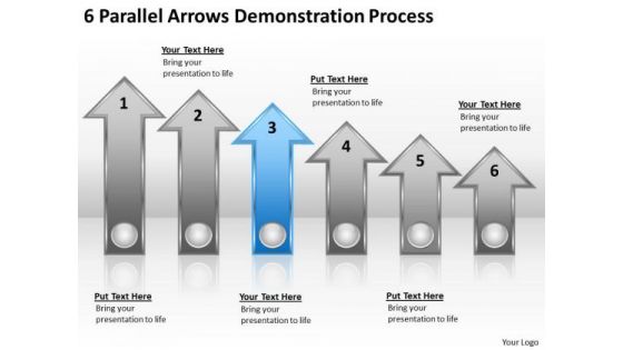 Advantage Of Parallel Processing 6 Arrows Demonstration PowerPoint Slide