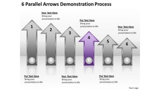 Advantage Of Parallel Processing 6 Arrows Demonstration PowerPoint Slides