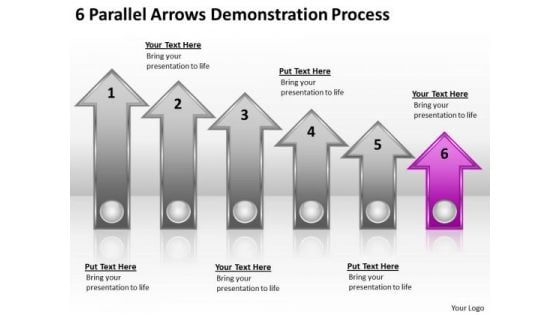 Advantage Of Parallel Processing 6 Arrows Demonstration Ppt PowerPoint Slides