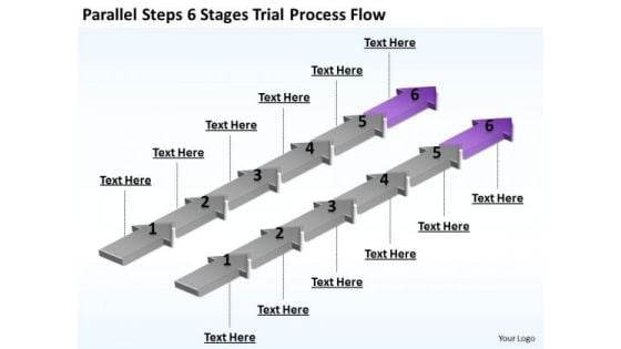 Advantage Of Parallel Processing Steps 6 Stages Trial Flow Ppt PowerPoint Slides
