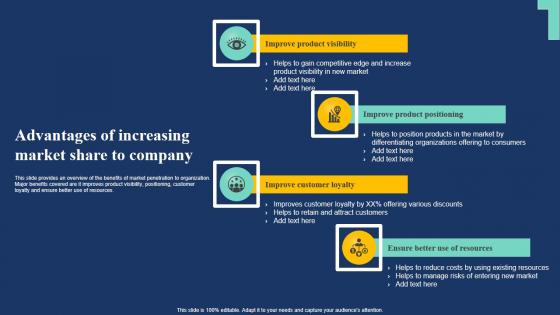 Advantages Of Increasing Market Share To Company Market Expansion Tactic Slides Pdf